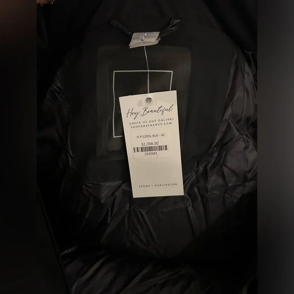 Herno Gore-tex Windstopper Coat Black - Picture 8 of 9